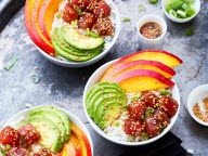 Partez pour Hawaï avec un délicieux poke bowl mangue-avocat !