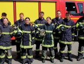 Neuf sapeurs-pompiers finissent leur formation initiale