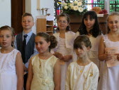 Première communion pour sept enfants