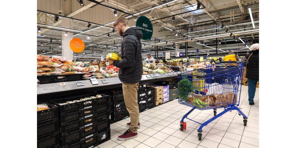 La hausse des prix de l'alimentaire ralentit. Photo d'illustration Sipa