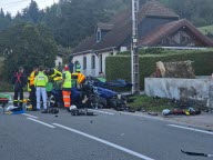 Deux blessés graves dans un choc entre deux véhicules