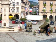 Place Duroc, ils reconstituent un campement américain pour les 80 ans de la Libération de Pont-à-Mousson