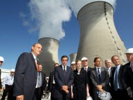 François Fillon en visite à la centrale du Bugey