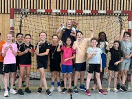 Handball : un match parents-enfants a clos la belle saison des moins de 11 ans