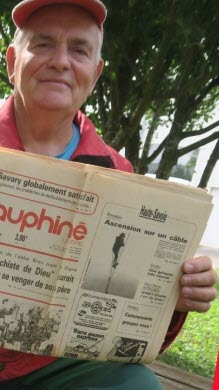 Haute-Savoie : il y a 41 ans, Serge Roguet montait au Parmelan... par les câbles du monte-charge !