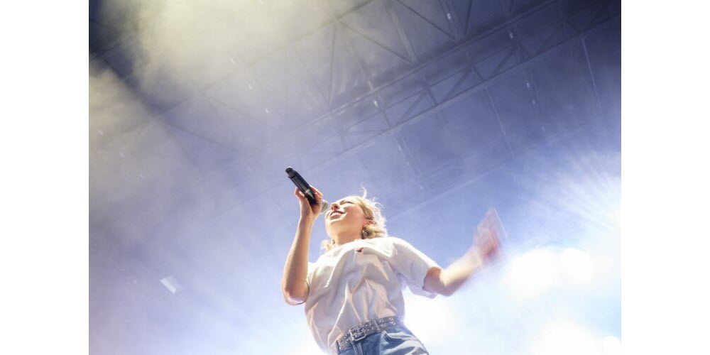 Energique, Olympe a su enflammer le public montilien. Photo Le DL/Julien Dufloux