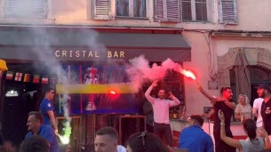 France - Portugal : à Valence, les supporters français et portugais se préparent