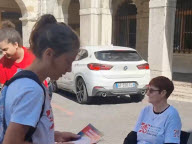 À Vienne, des militants se mobilisent contre le gazage des pigeons