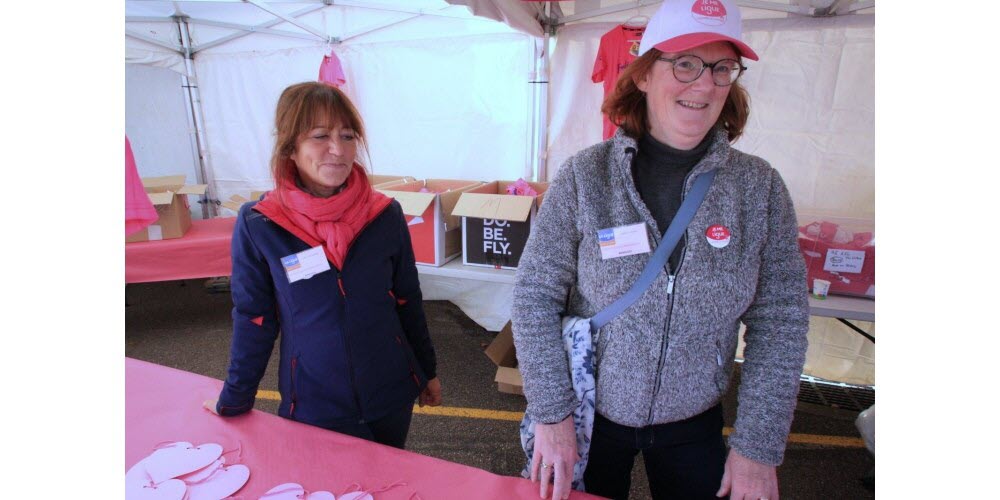 Ici ce samedi lors de l'inauguration du Village rose place Georgin. Photo Victor Salvador