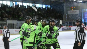 Hockey sur glace (D1) : les Wildcats d'Epinal ont fini par avoir le dernier mot face à Nantes (6-5 après prolongation)