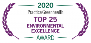 2020 Practice Greenhealth top 25 environmental excellence award