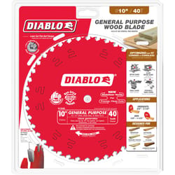 Diablo 10 in. D X 5/8 in. TiCo Hi-Density Carbide Circular Saw Blade 40 teeth 1 pk