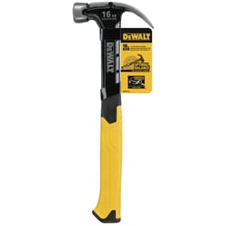 DeWalt 16 oz Smooth Face Curve Claw Hammer 11-3/4 in. Steel Handle