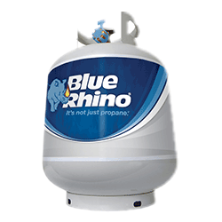 Blue Rhino liquid propane tank