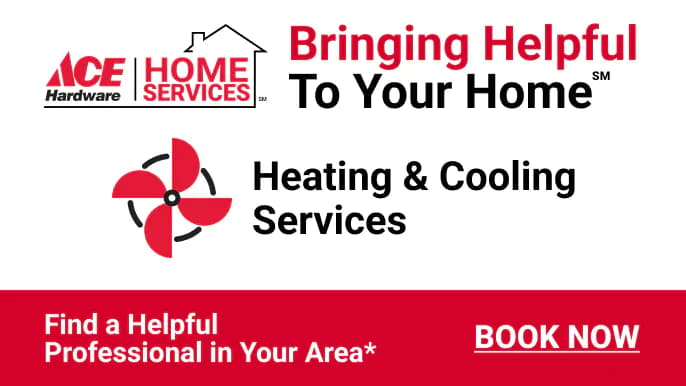 Ace Hardware home services, bringing helpful to your home, heating and cooling services, find a professional in your area