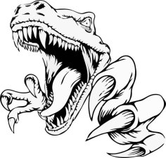 Dino Art Free Vector