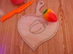 Laser Cut Food Cutting Board DXF File