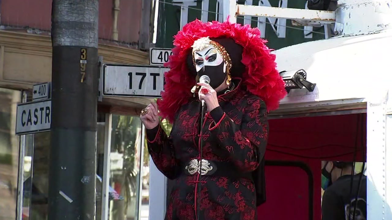 A rally against anti-Asian violence in San Francisco on March 21, 2021.