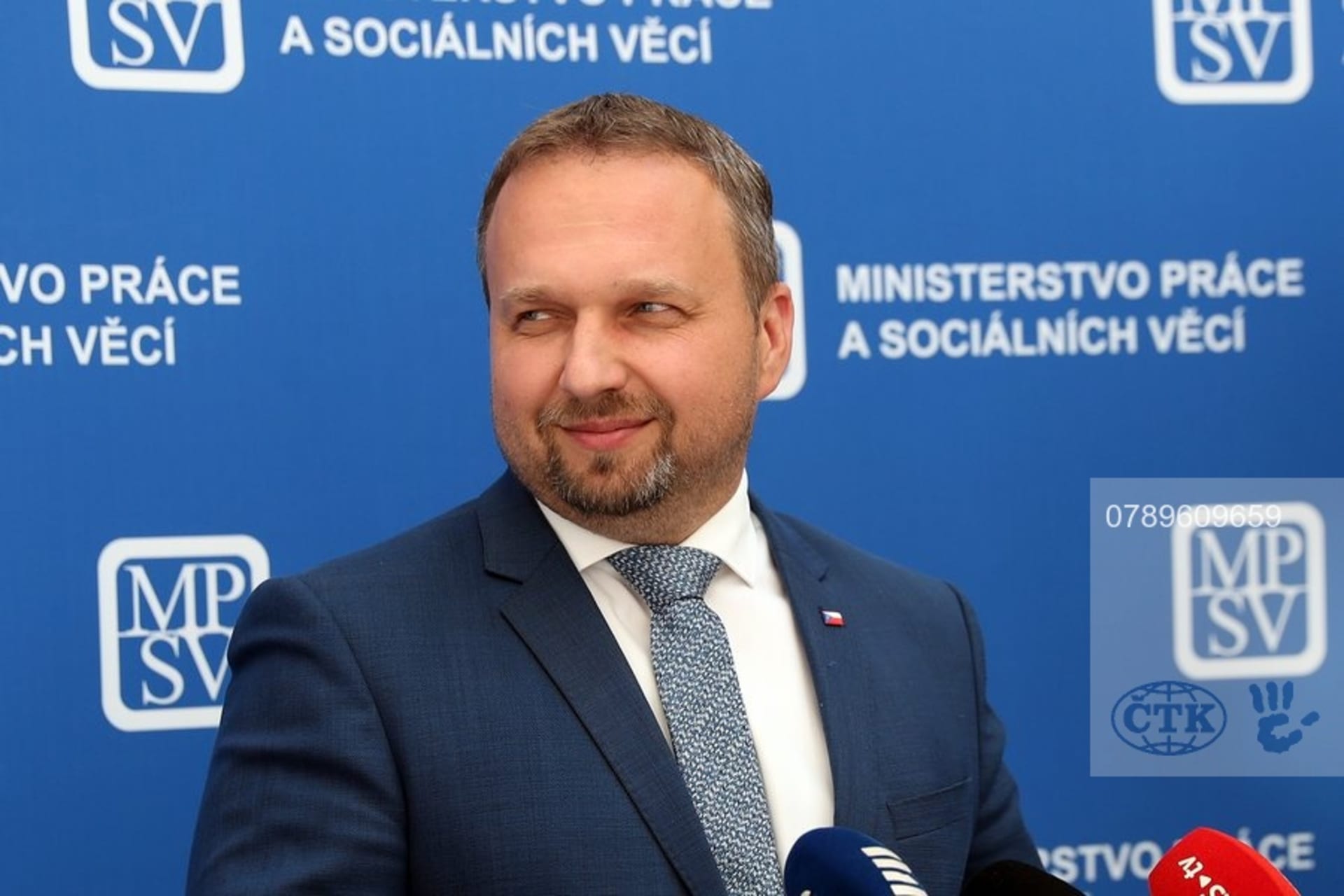 Ministr práce a sociálních věcí Marian Jurečka (KDU-ČSL) 