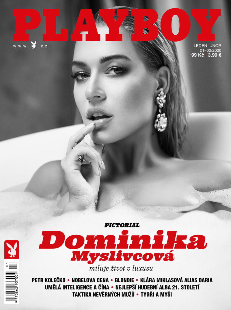 Dominika Myslivcová na titulní straně. 