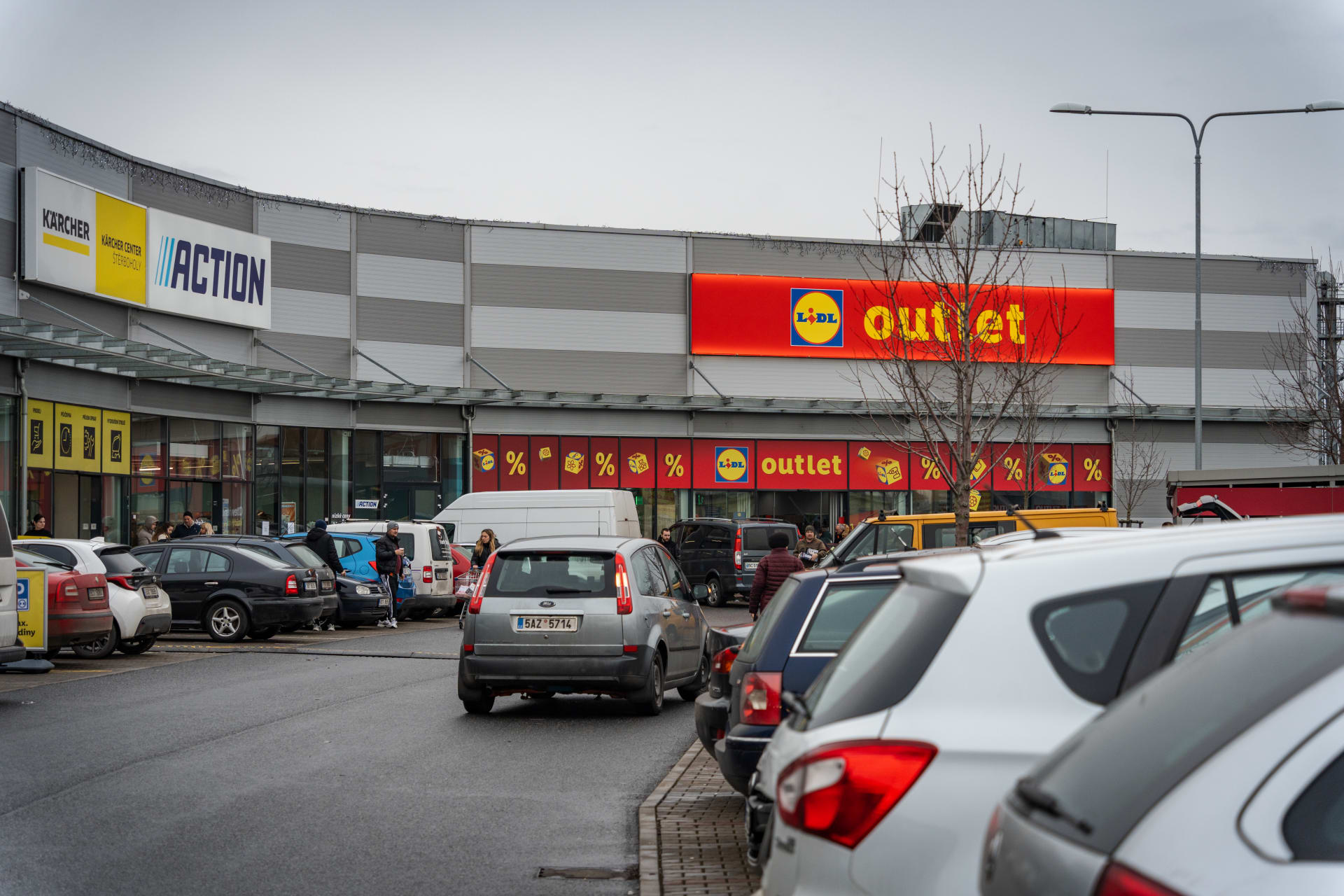 Prodejna Lidl Outlet v pražských Štěrboholech