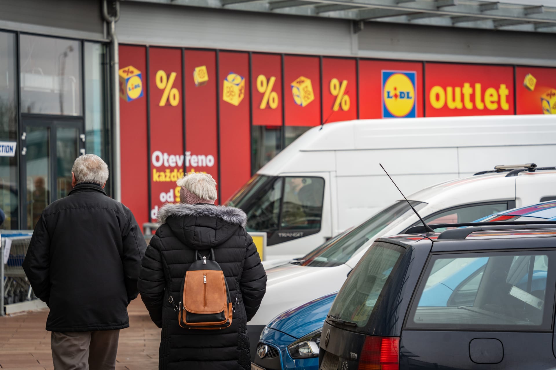 Prodejna Lidl Outlet v pražských Štěrboholech