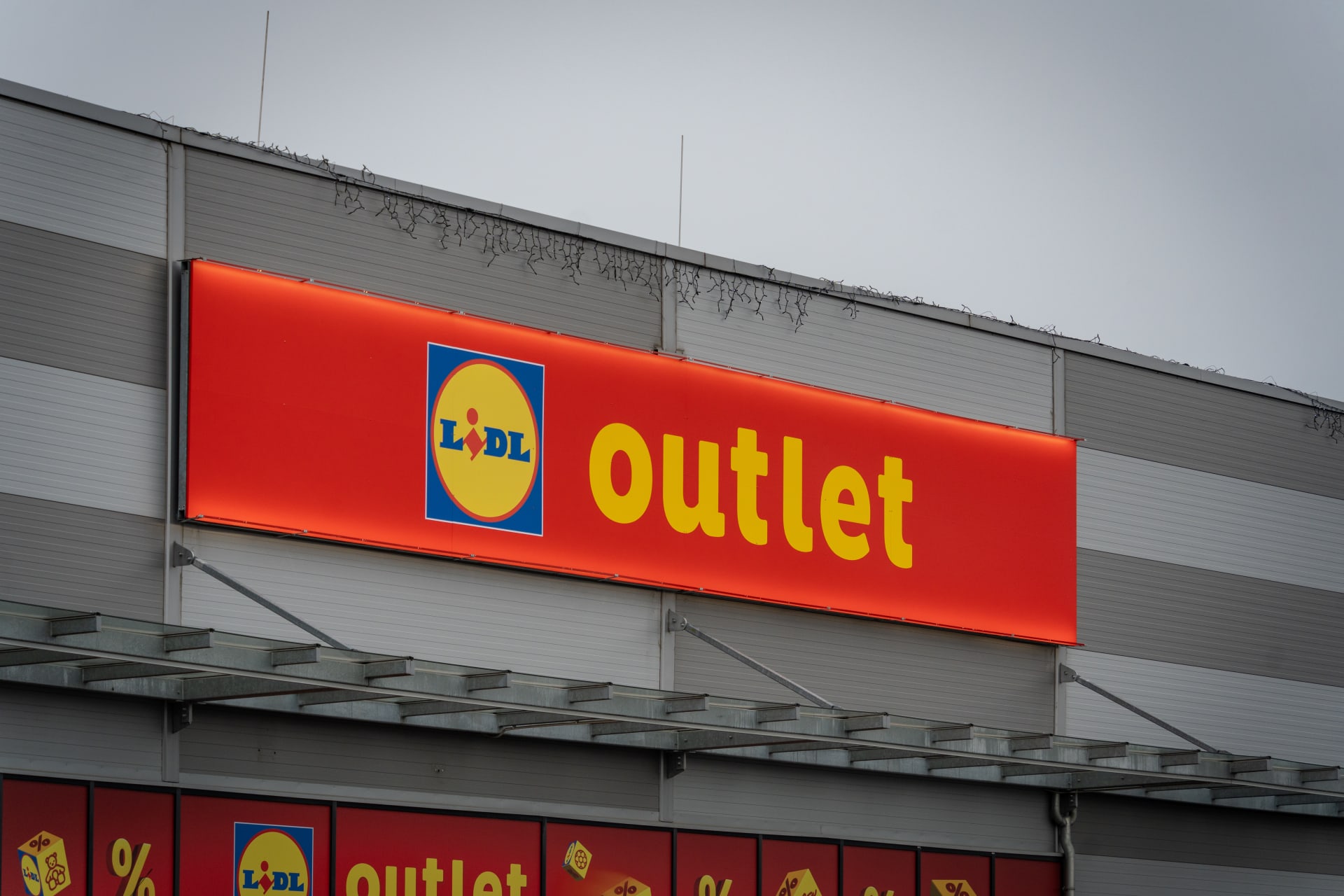 Prodejna Lidl Outlet v pražských Štěrboholech