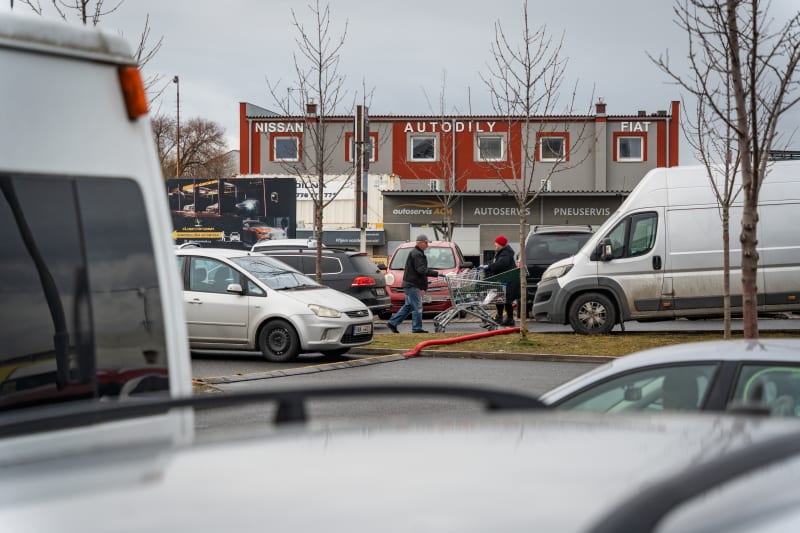 Prodejna Lidl Outlet v pražských Štěrboholech