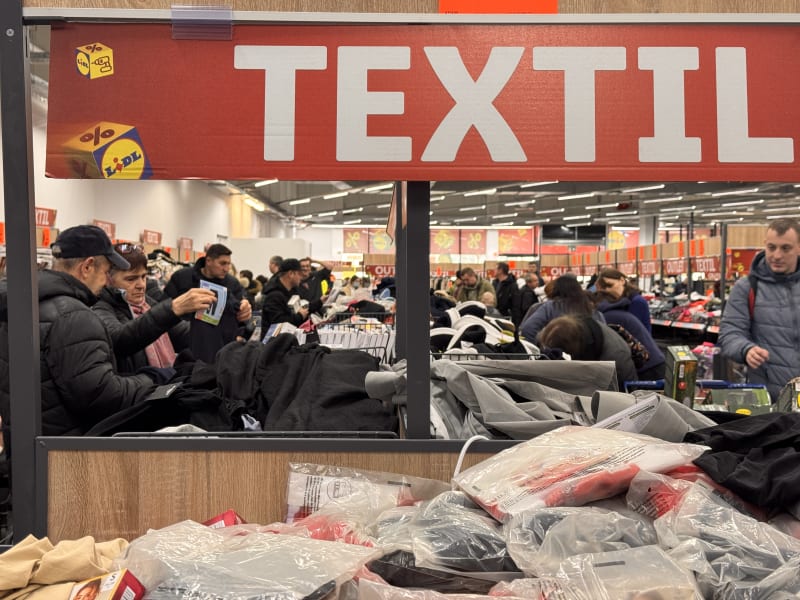 Prodejna Lidl Outlet v pražských Štěrboholech