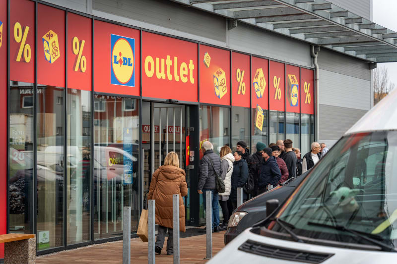 Prodejna Lidl Outlet v pražských Štěrboholech