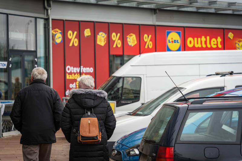 Prodejna Lidl Outlet v pražských Štěrboholech