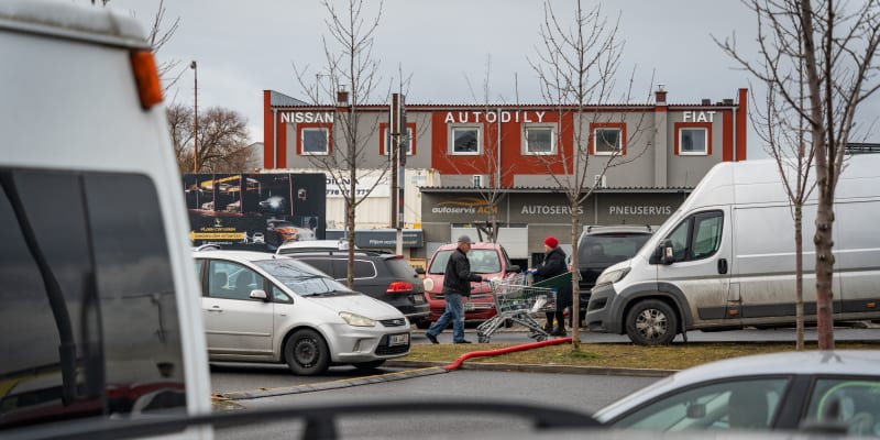 Prodejna Lidl Outlet v pražských Štěrboholech