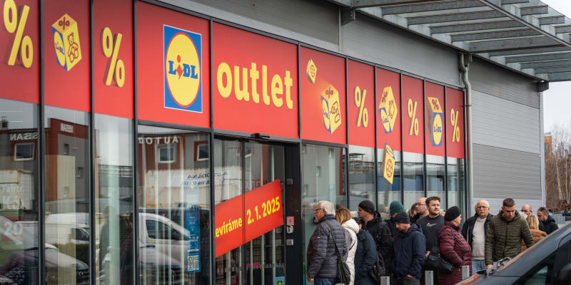 Prodejna Lidl Outlet v pražských Štěrboholech