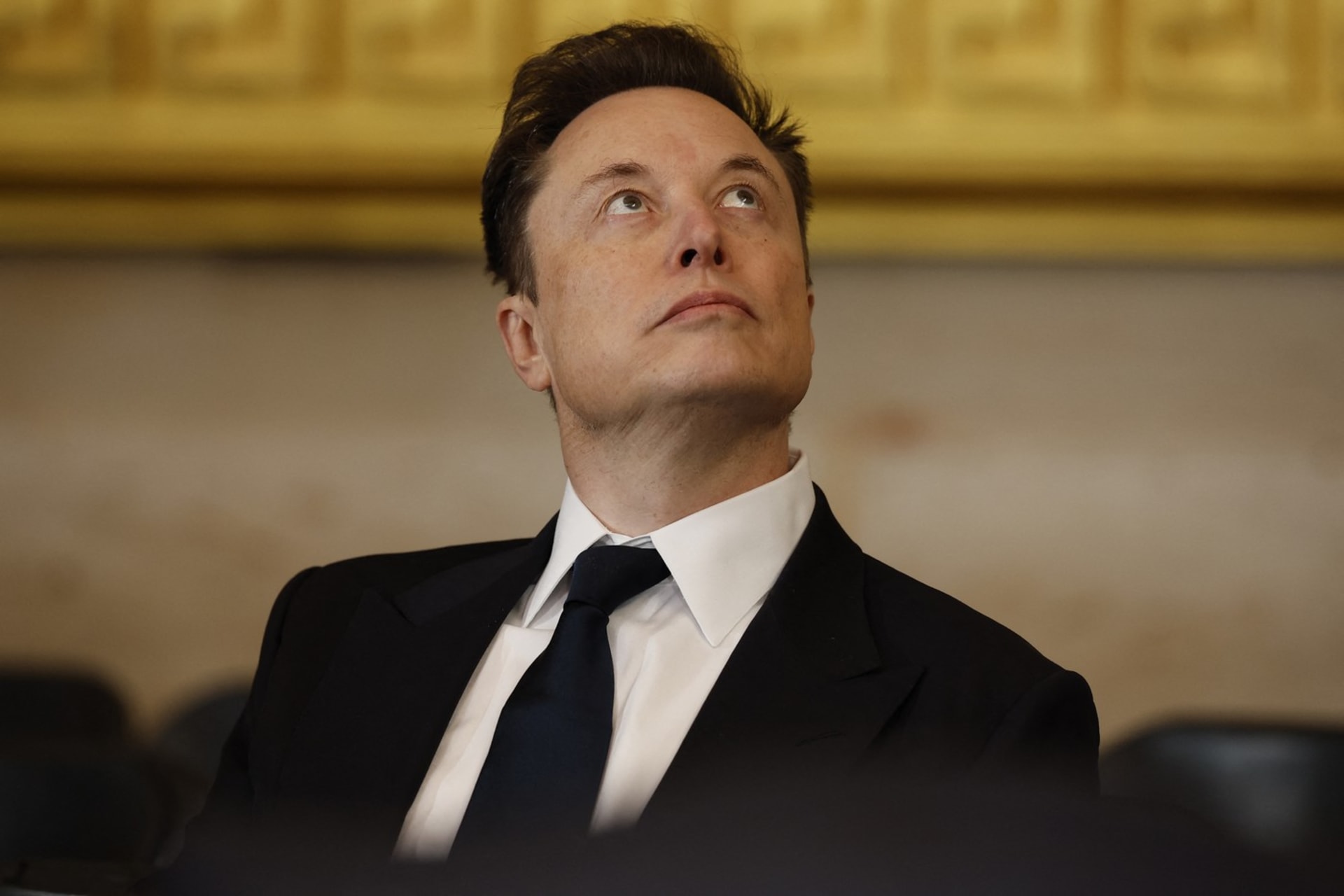 Elon Musk na inauguraci Trumpa