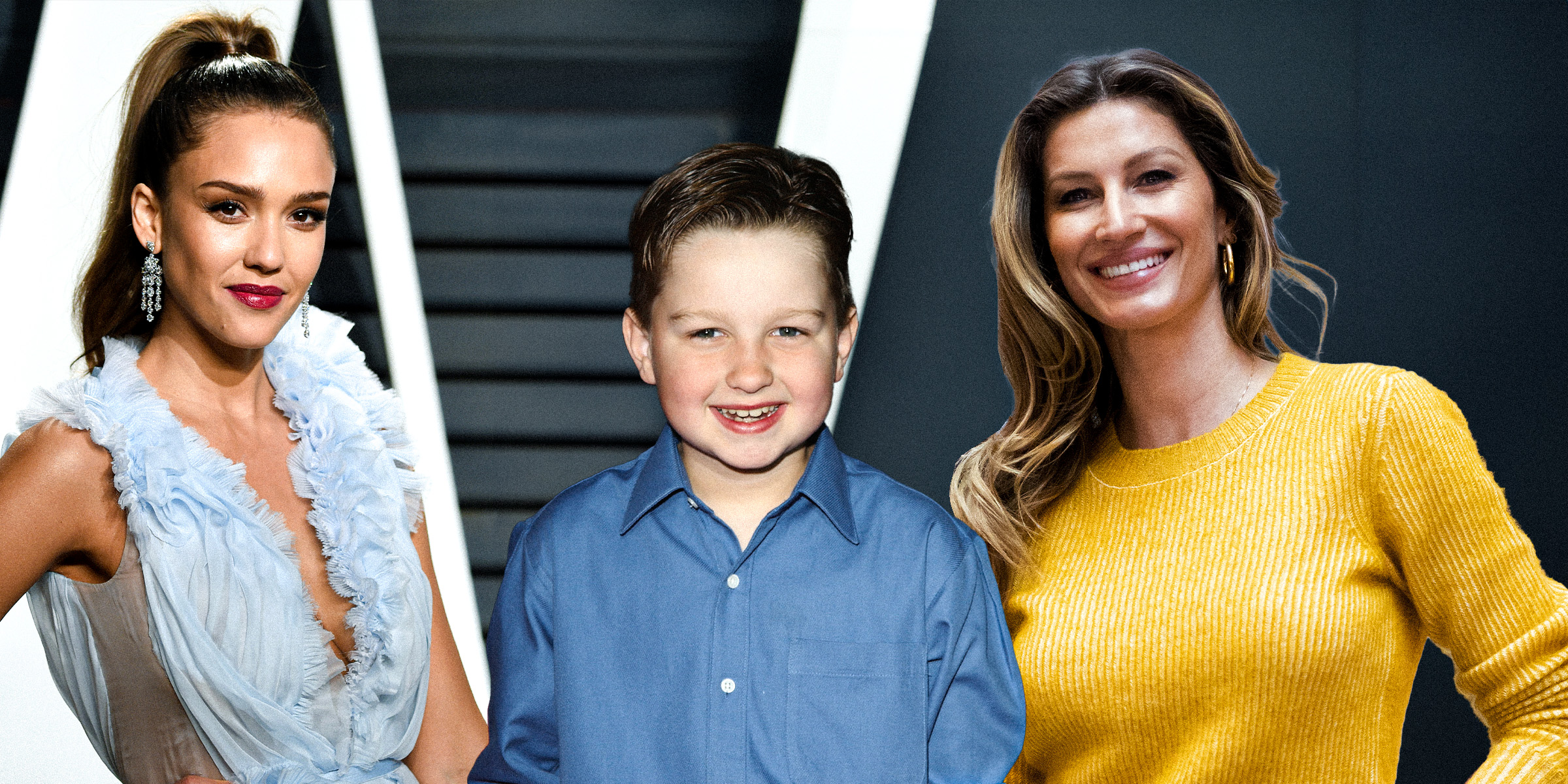 Jessica Alba | Angus T. Jones | Gisele Bündchen | Source: Getty Images