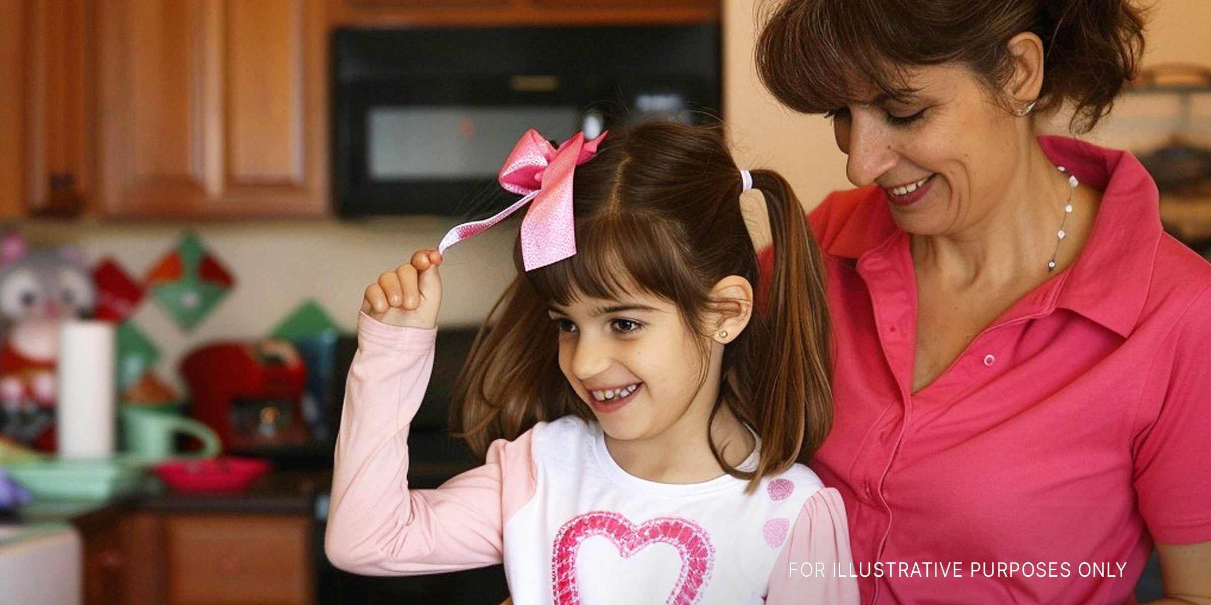 A girl and her mom | Source: Midjourney