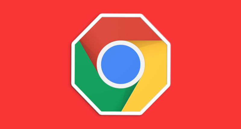 A totally not official rendering of what the Chrome Adblocker logo might look like. 
