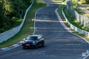 a Mini John Cooper Works GP on the Nurburgring