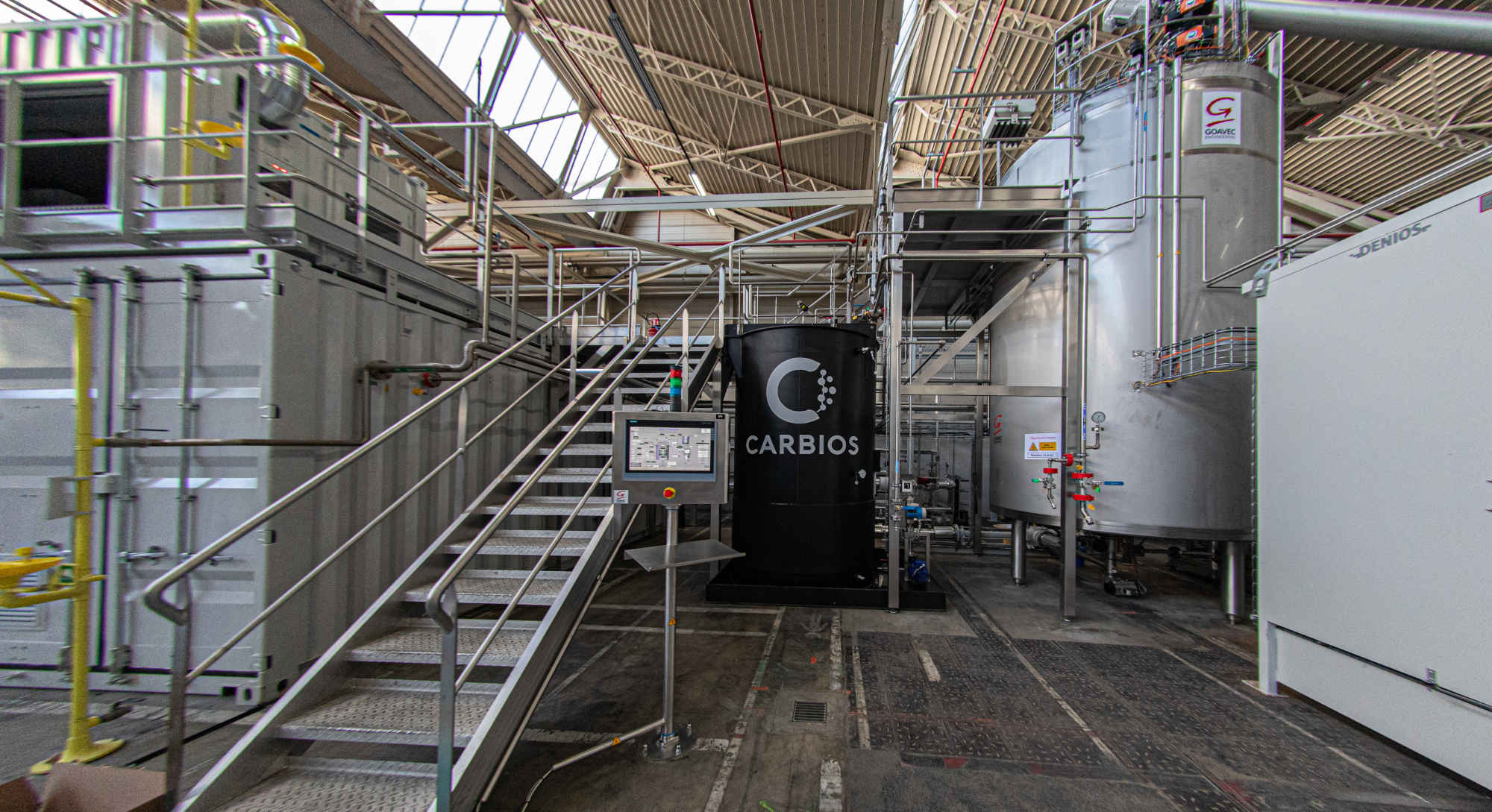 Reactor tank at demonstration plant