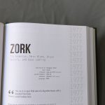 Copy of a book with "ZORK" chapter title displayed