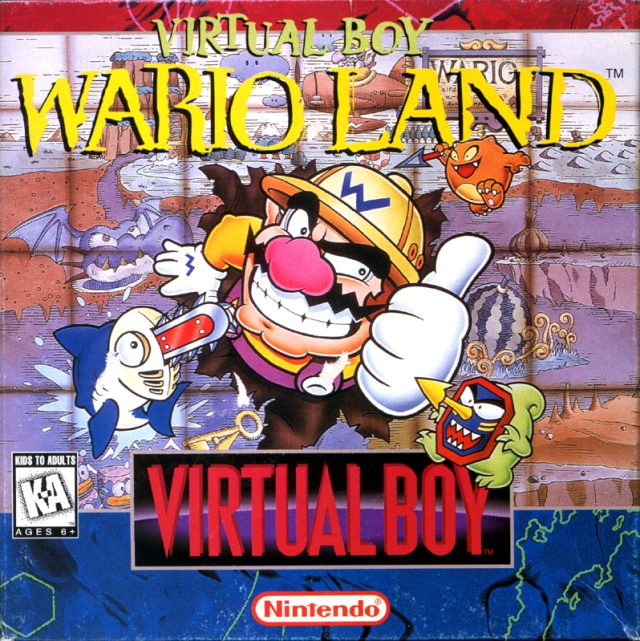 Box art for Virtual Boy Wario Land.