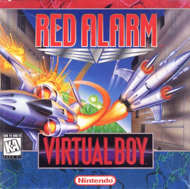 Box art for Red Alarm on the Virtual Boy.