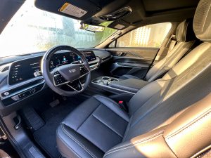 Cadillac Lyriq front seat