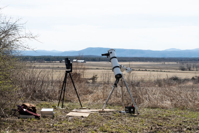 The Sky-Watcher HEQ5 Pro.