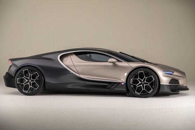 A Bugatti Tourbillon in profile