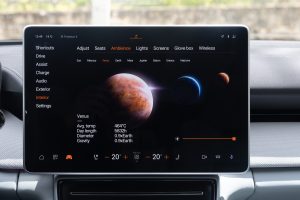 The Polestar 4 infotainment page for Venus