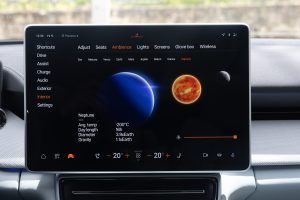 The Polestar 4 infotainment page for Neptune