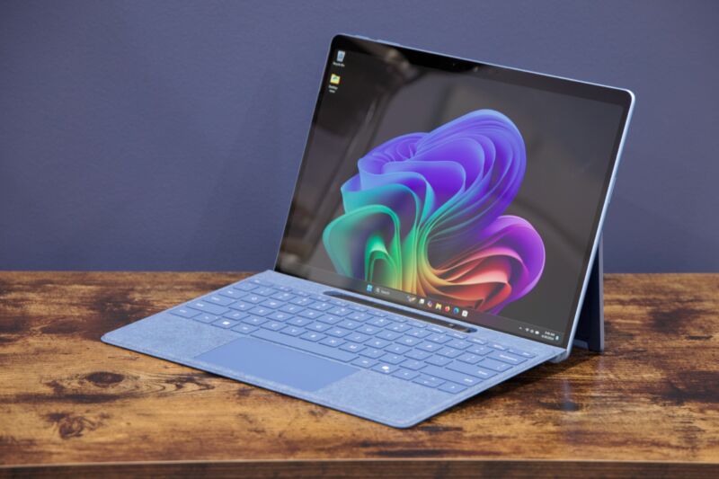Microsoft's Surface Pro 11, the first flagship Surface to ship exclusively using Arm processors.
