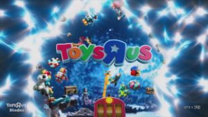 A screen capture from the partially AI-generated Toys "R" Us brand film created using Sora.