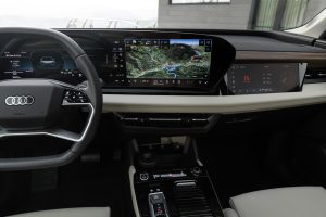 Audi Q6 e-tron infotainment screen